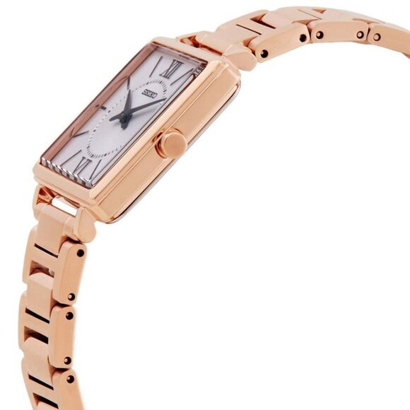 NWT Authentic Seiko Conceptual Quartz White Dial Women's Watch - Picture 2 of 3